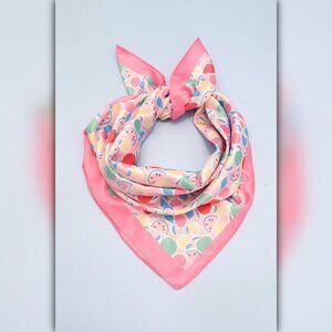 A218-R ✽ Sweet Fruit Pop Silky Bandana Scarf